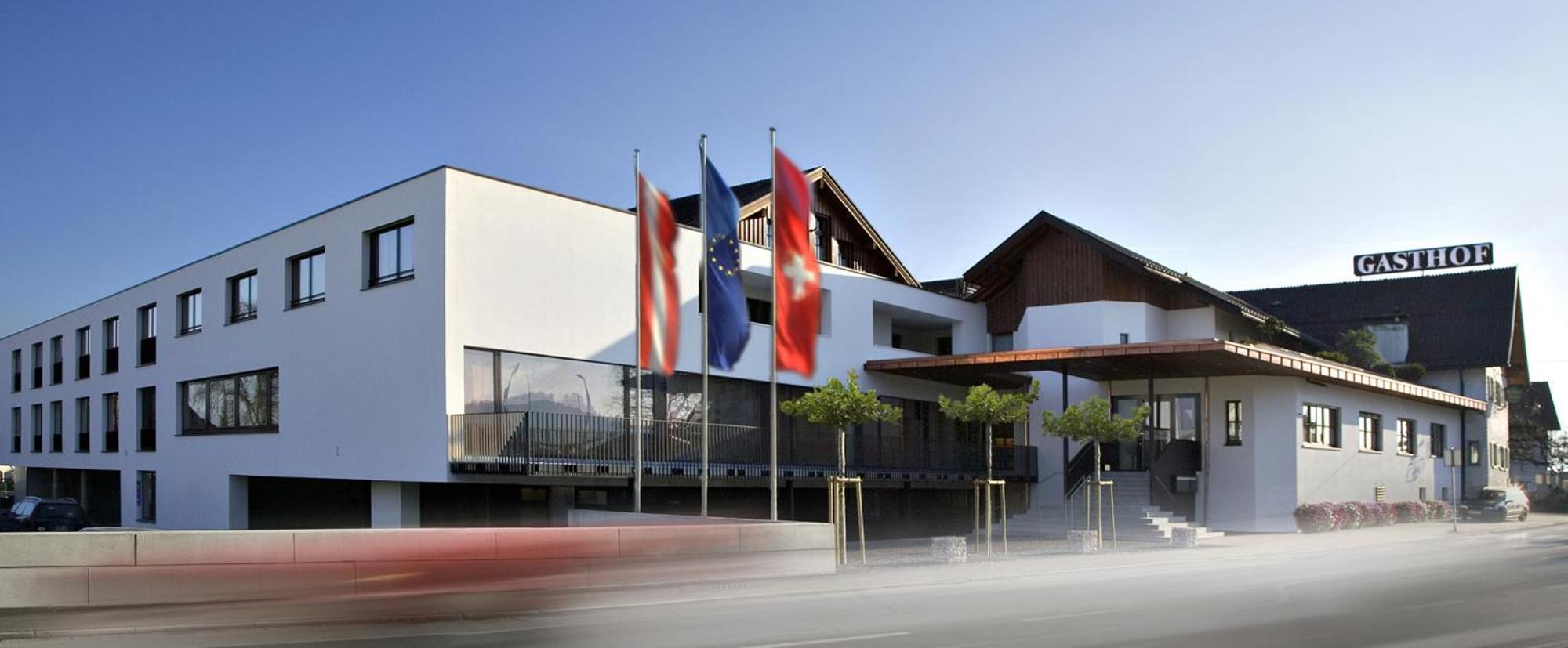 Hotel Gasthof Kroenele Lustenau Exteriör bild